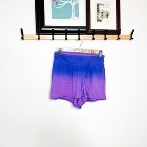 Zumba NWT! Women's Eclipse Shorts in Orchid Purple Ombre - Size S